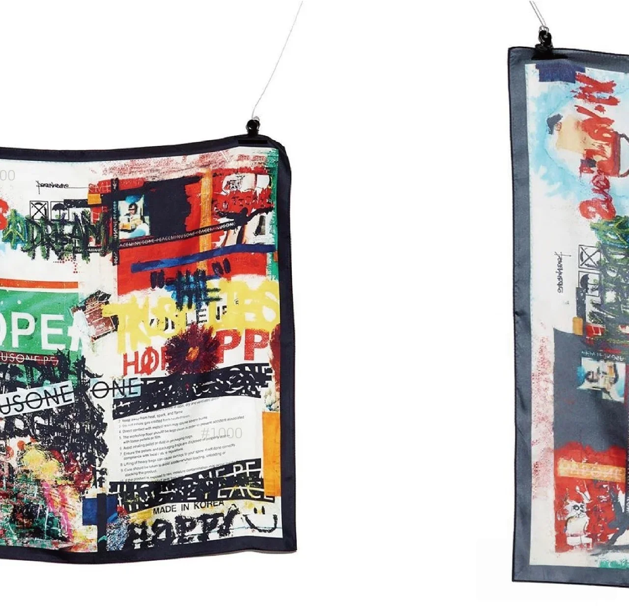 880818 GD نمط وشاح حريري Kpop الساخن المعبود G-DRAGON نفس النمط الكتابة على الجدران وشاح الأصلي محلية الصنع دعم منديل