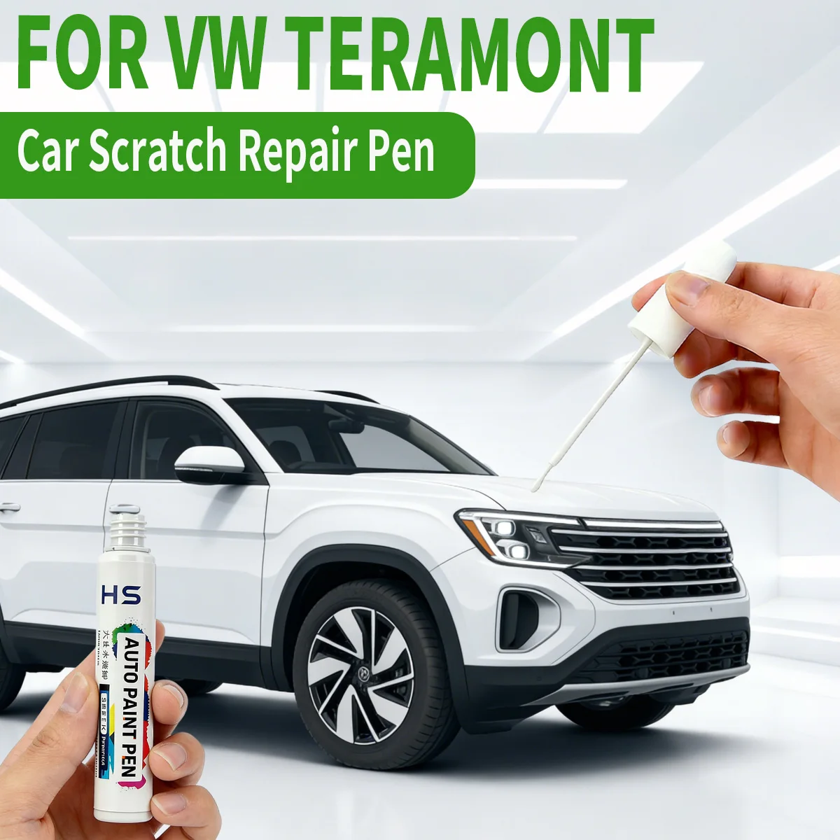 For 2017-2025 Volkswagen Teramont Scratch Removal and Paint Repair Pen Black 2T2T Glacier White LS9R Silver R7L Brown Gold A1X