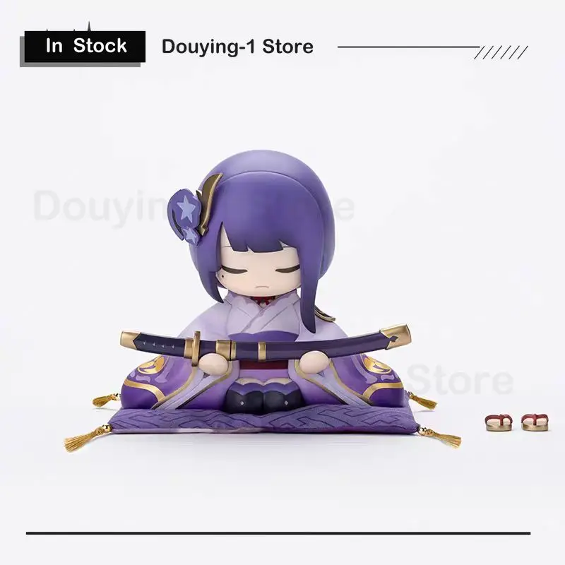 

In Stock Original Mihoyo Genshin Raiden Shogun God Statues Game Peripheral Cute Figure Ornaments