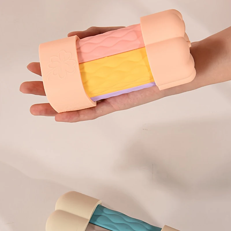 4 in 1 Travel Bottles Silicone Travel Containers BPA Free Leak Proof Refillable Bottle Set for Shampoo Conditioner Lotion