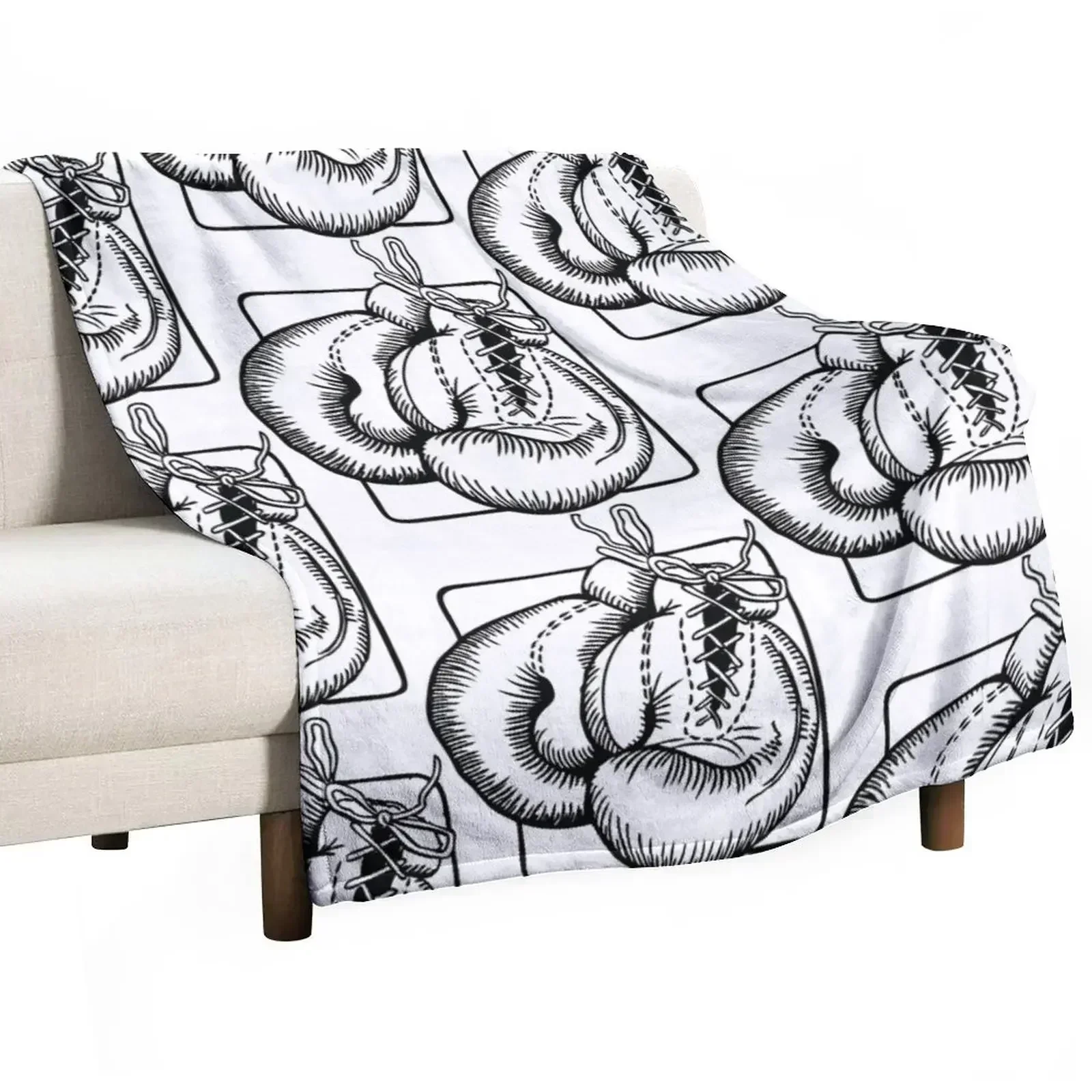 Boxing gloves Throw Blanket Beautifuls Sofas Fashion Sofas christmas gifts Winter beds Bed Blankets