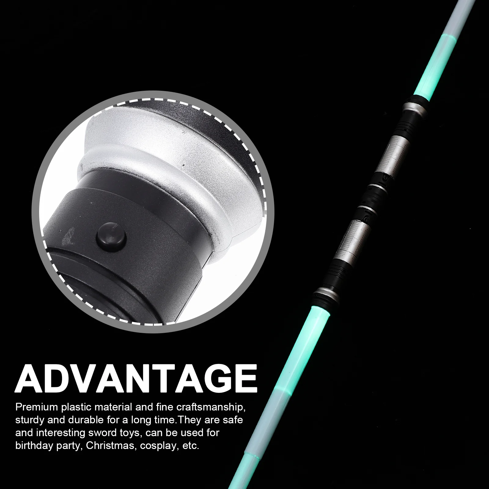 1 set 1 Set Of Kids Luminous Sword Glowing Swords Playthings For Party Birthday Christmas Cosplay Children Props Plastic Sword