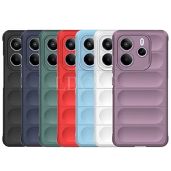 For Xiaomi Redmi Note 14 Case Liquid Silicone Cover Redmi Note 14 Cover Shockproof Rubber Fushion Protect Redmi Note 14 Pro Plus