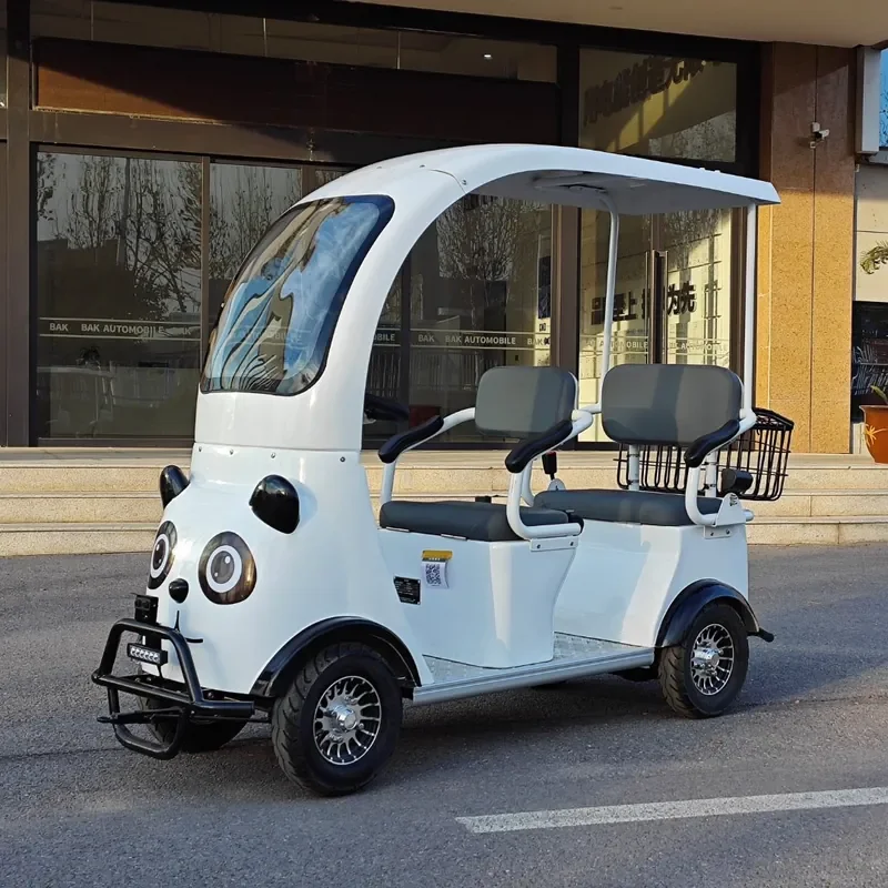 Electric car sharing sightseeing car scenic park self-service scooter smart car 3 seats long battery life
