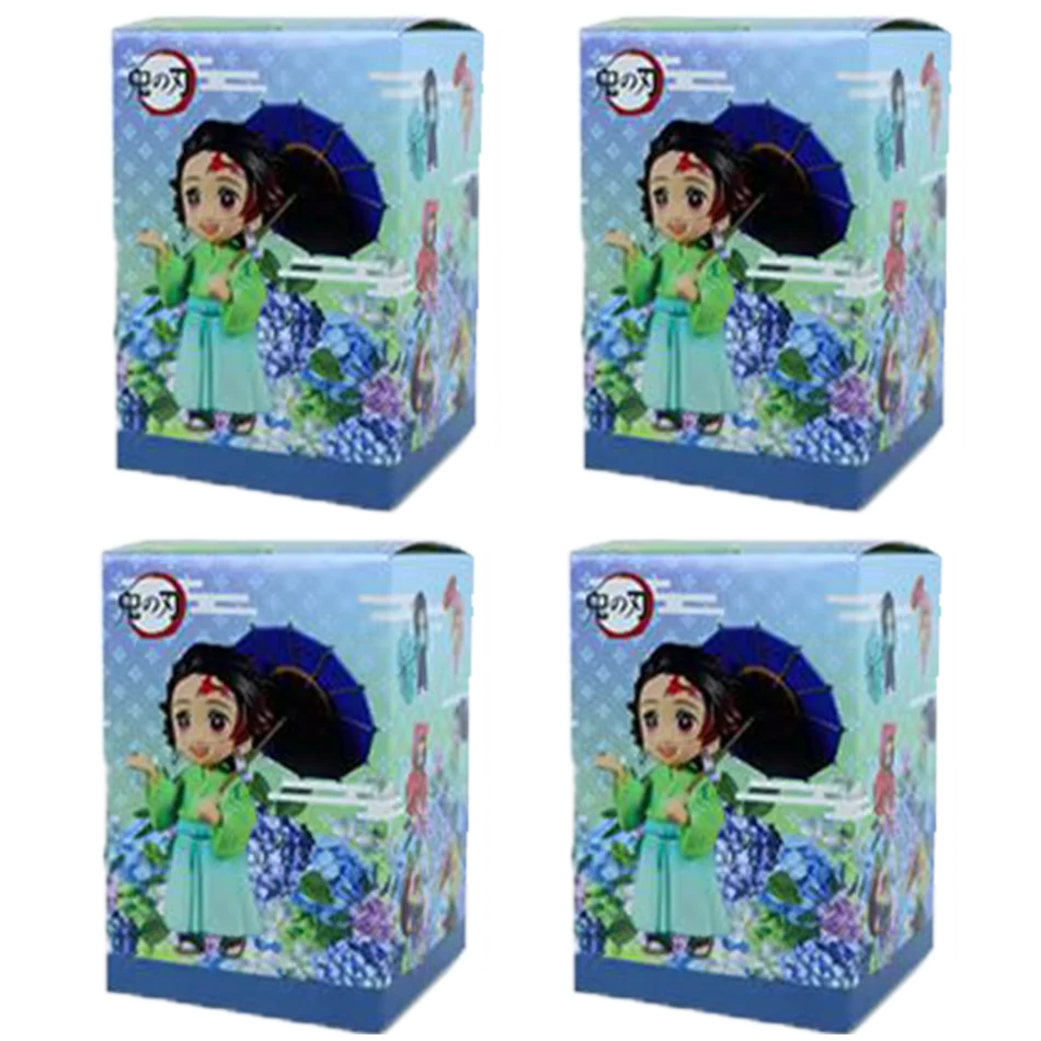 Anime Demon Slayer Kimetsu no Yaiba Figur 15cm Kochou Shinobu Kanroji Mitsuri Plum Rain Serie Actionfigur Modell Spielzeug Geschenk