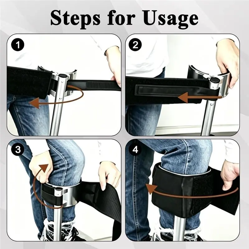 Superior-1 Pair Drywall Stilt Straps To Relieve Pressure Stilt Leg Tightening Bandage For All Day Wear