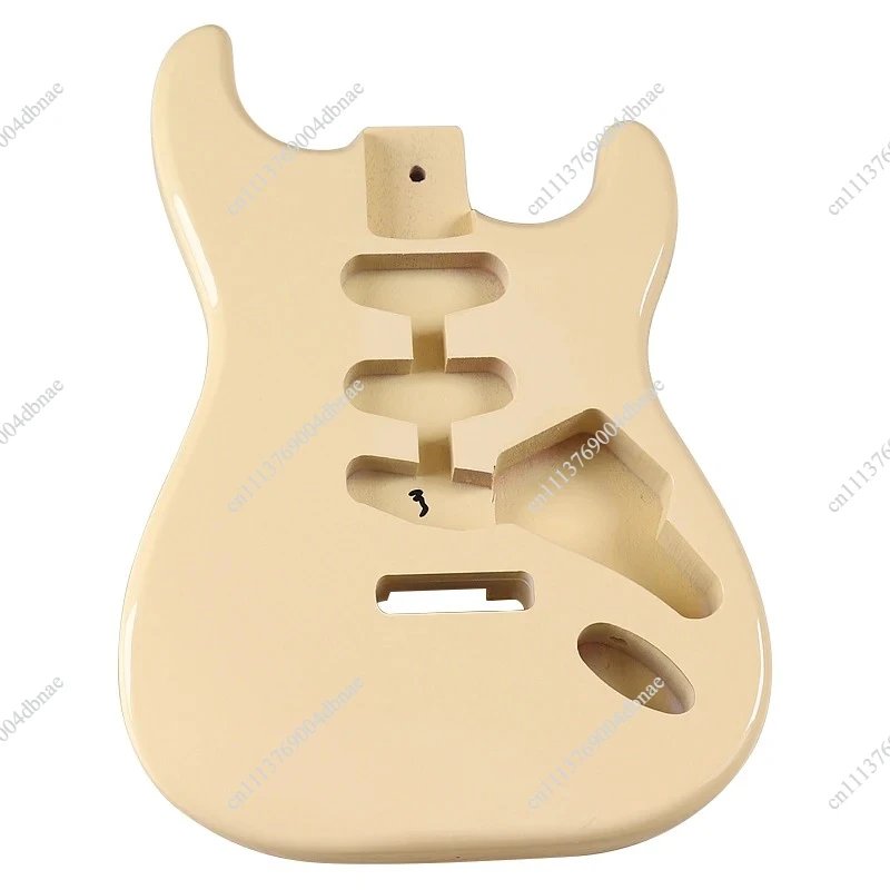 Suitable for Three Single Electric Guitar Body Milk Yellow Piano Body Electric Guitar Bucket Three Single Piano Body Electric