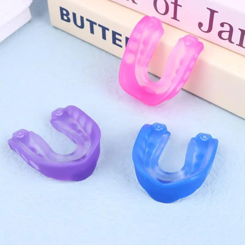 1set New Mouth Guard Thermoplastic Shaping Mouth Guard With Storage Box Sports Mouth Guard Boxing Mouth Guard Adult