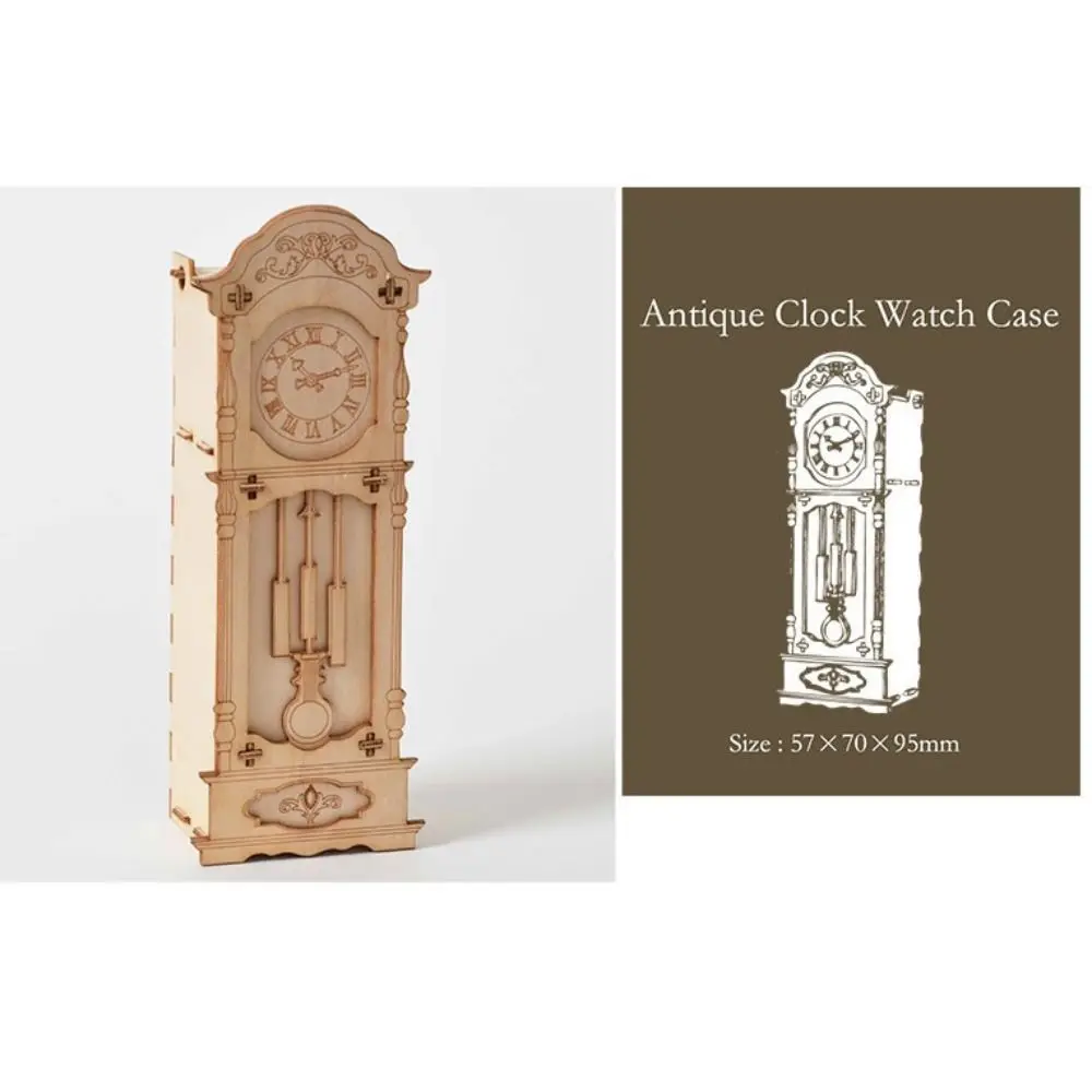 Locomotiva a vapore Puzzle in legno 3D Artigianato creativo Modello di assemblaggio Kit di blocchi di costruzione fai-da-te fatti a mano