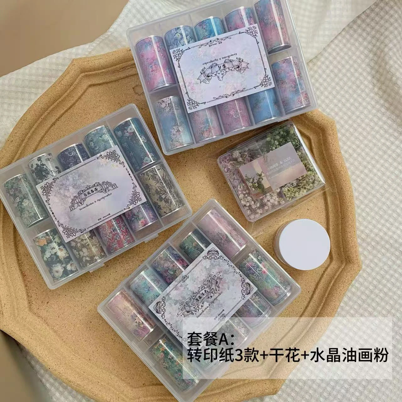 ملصقات نقل مانيكير جرافيتي مرسومة يدويًا، رقائق الأظافر (تحتاج إلى مطابقة مع غراء النقل) #6