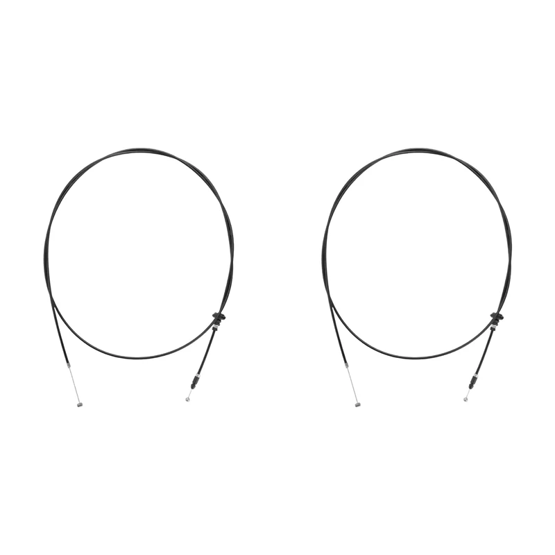 

2X Bonnet Hood Lock Release Cable For Toyota Hilux Fortuner KUN60 KUN51 GGN60 GGN50 53630-0K010