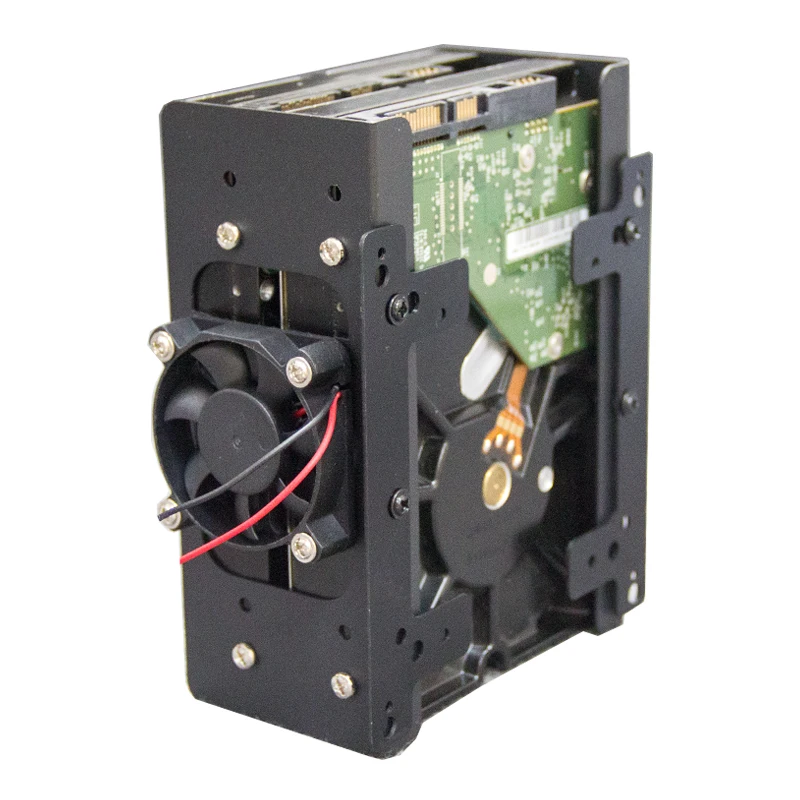 Posizione della ventola da 12 cm a staffa di trasferimento del disco rigido meccanico da 3,5 pollici ventola del telaio a rack per staffa adattatore HDD