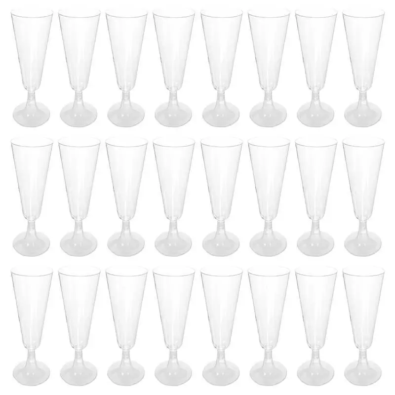 

40pcs 150ml Disposable Cocktail Goblets Martini Glasses Unbreakable Plastic Drinks Wine Flutes Party Bar Cups