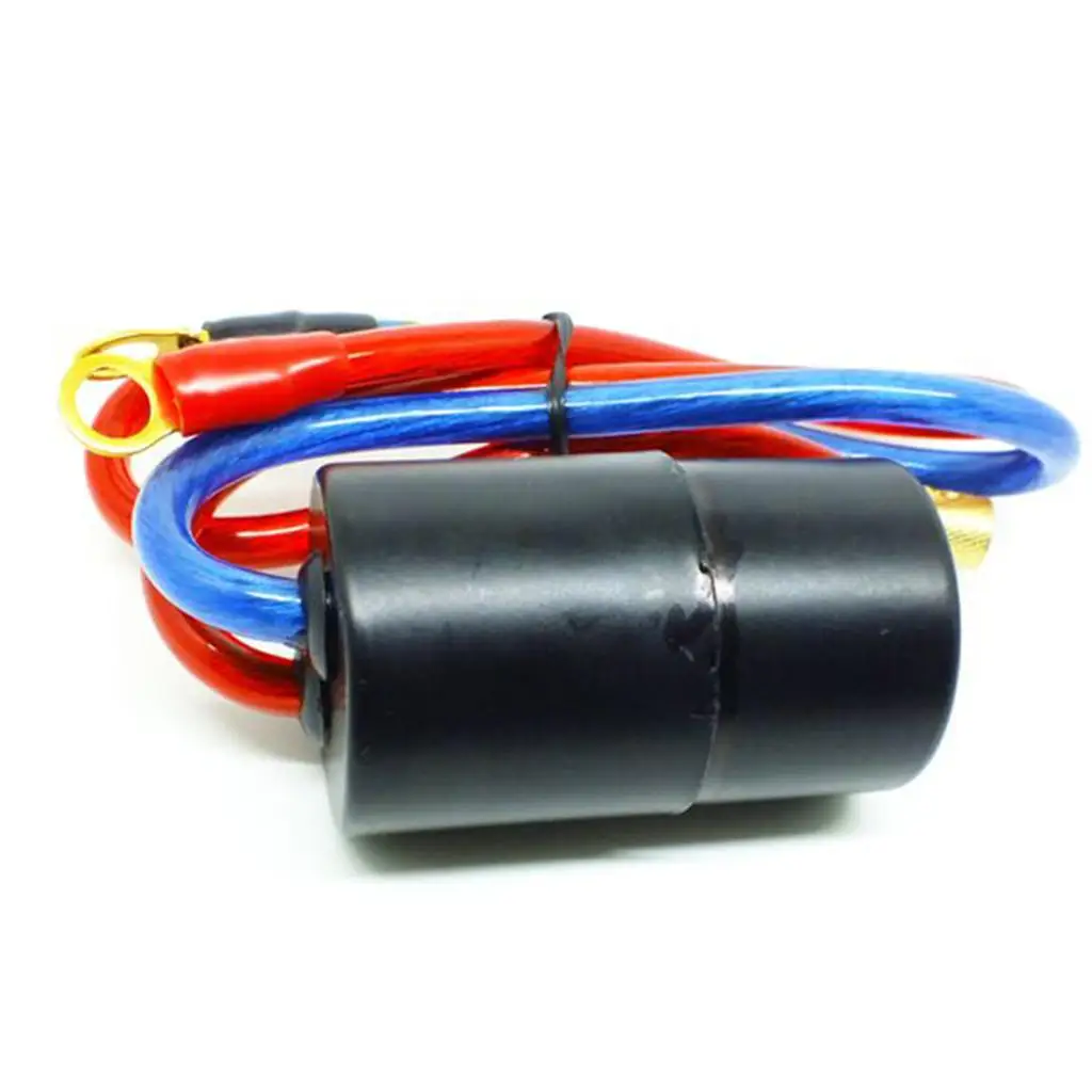 Audio Noise Suppressor Filter Power Rating 40 Amp for Automotive Radio Stereo Alternator Engine Hum Reduction