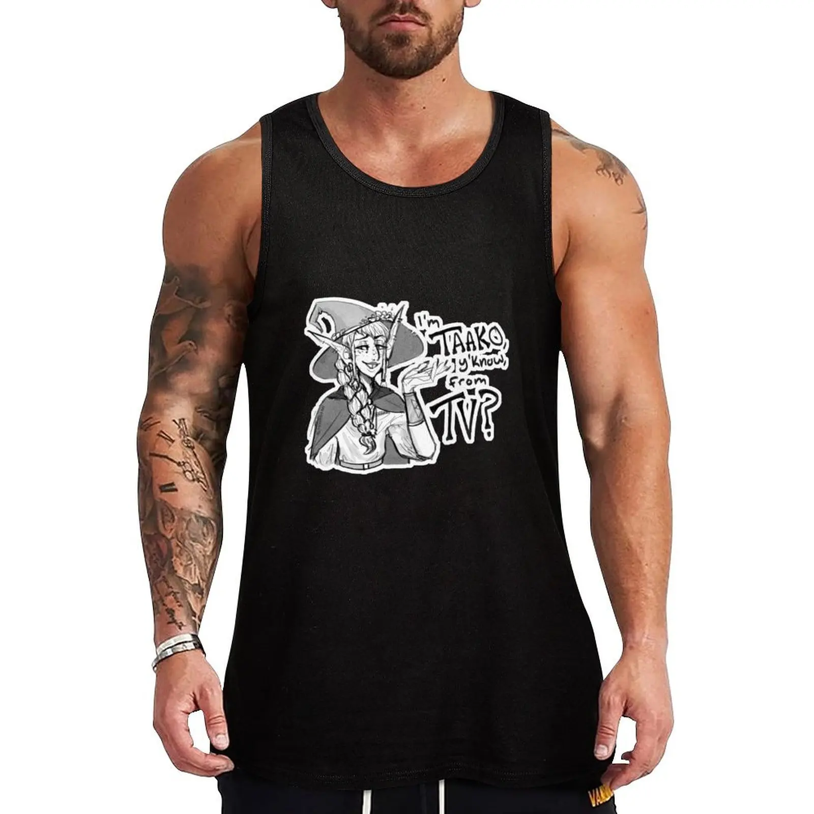 Taako From TV Tank Top sleeveless shirt man bodybuilding men clothes