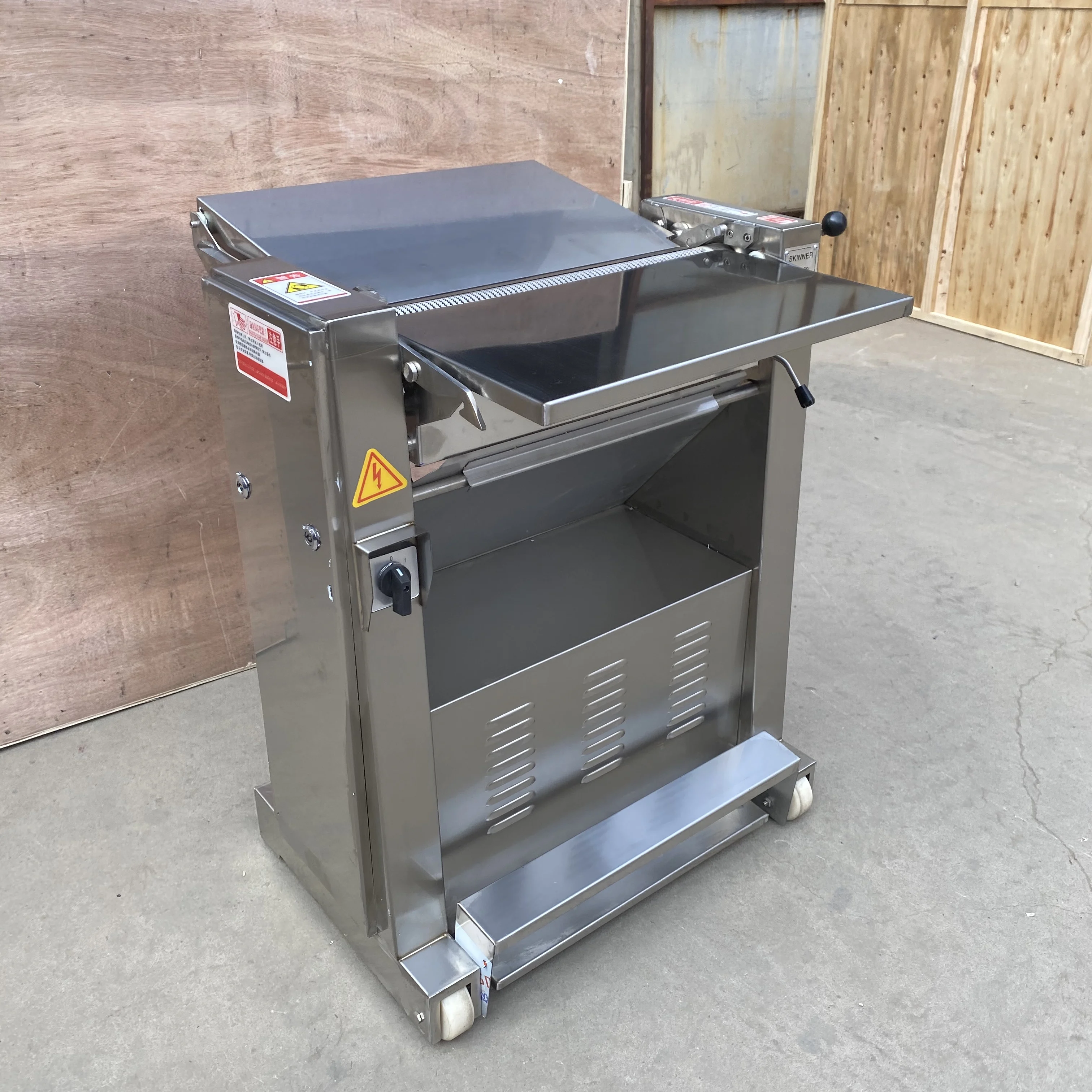 المهنية آلة قطع إزالة جلد الخنزير آلة تقشير لحم الخنزير لحم الخنزير لحم الضأن الجلد مقشرة مزيل آلة سكينر