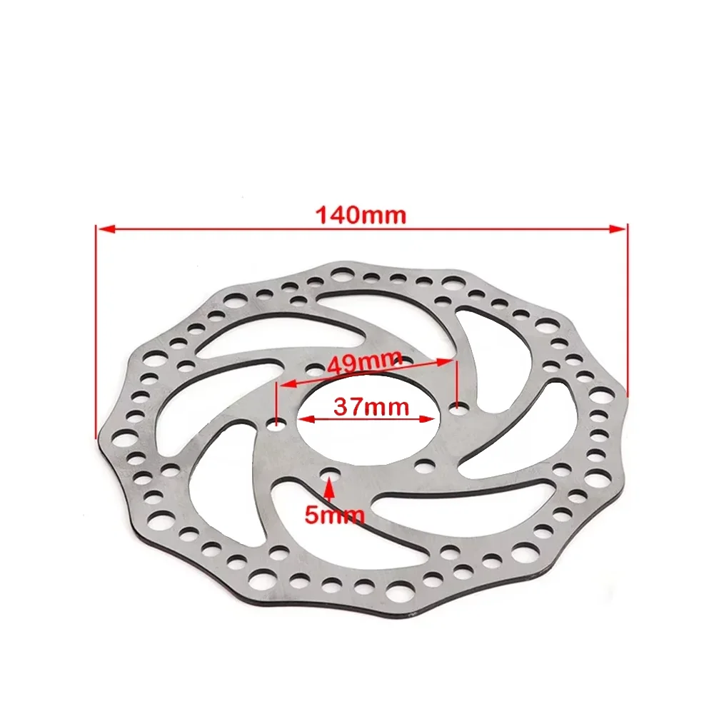 140mm 3 Hole Or 6 Hole Disc Brake Rotor For Electric Scooter Kugoo Kukirin G2 Pro/G2 MAX Electric Bike Mountain Road Bike