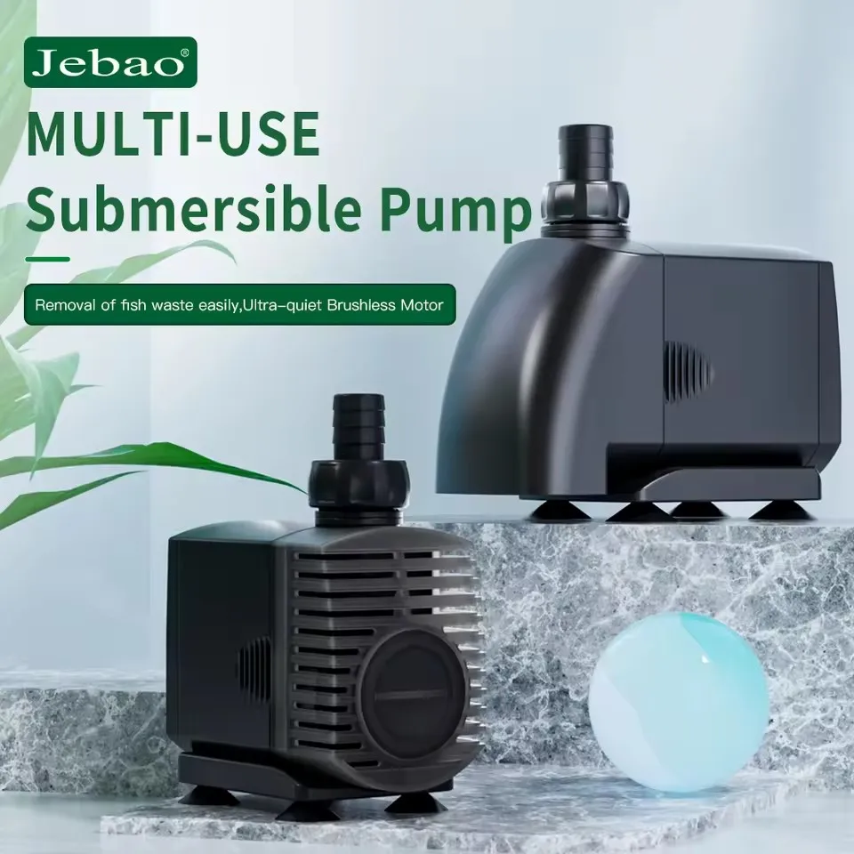 

Jebao New Submersible Water Pump Filter Aquarium Water Pump for Fish Tank Ultra-quiet 220V-240V Submersible Water Fountain Pump