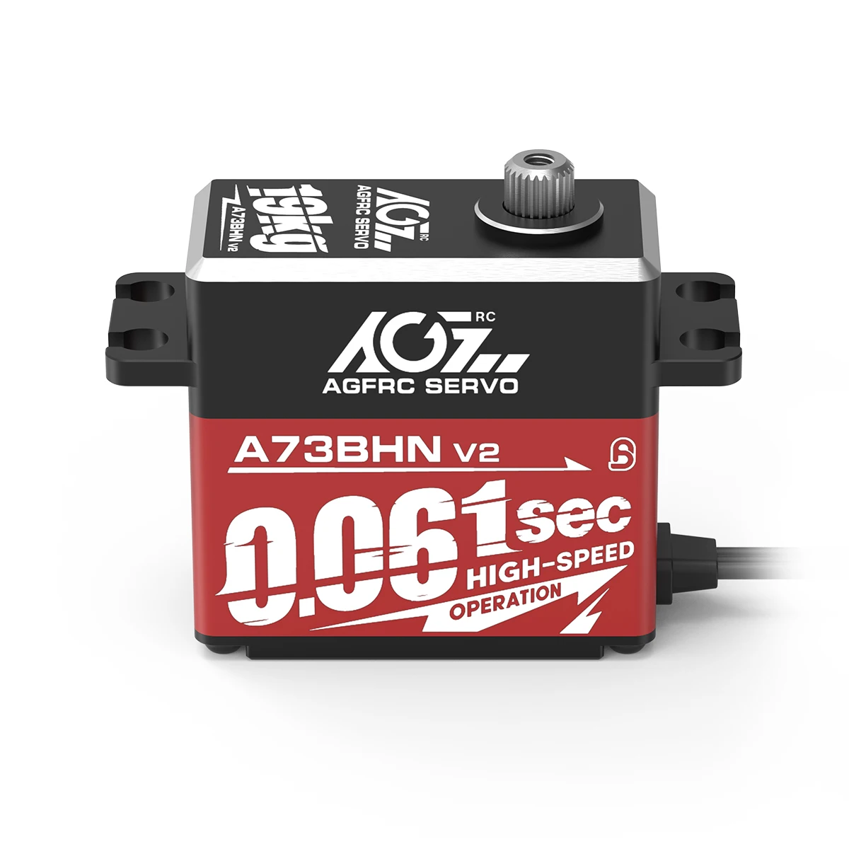 AGFRC Servo A73BHN V2 19KG Brushless Programmable Digital Servo 0.061sec High-Speed Standard-Size Servo