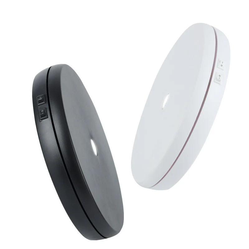 

Электрическая вращающаяся подставка 25 см со светодиодной подсветкой, поворотный стол для фотосъемки на 360 градусов, витрина с нагрузкой 15 кг, ювелирные часы, живой видеобудка