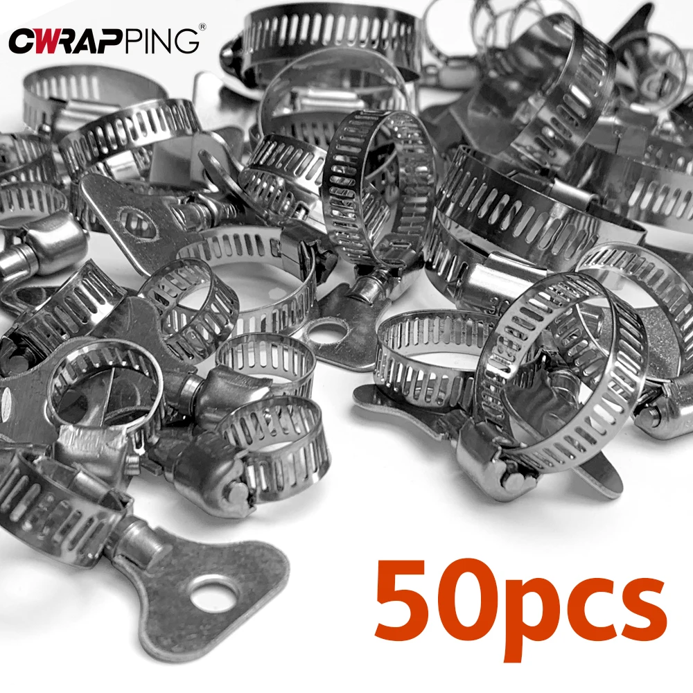 

Stainless Steel Bolt Hose Clamp Heavy-Duty Corrosion-Resistant Motorcycle Automotive Industrial Plumbing High-Pressure Fuel Line