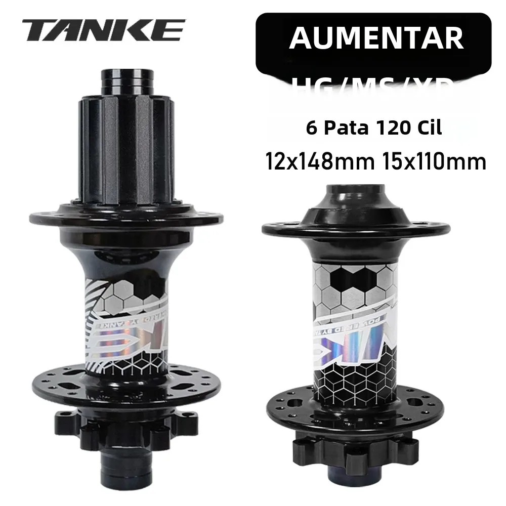 TANKE MTB Bike Hub BOOST 148 bujes de bicicleta 120 Click 6 garras rodamiento 32H 28H HG XD MS freno de disco Micro Spline 8 9 10 11 12 velocidades
