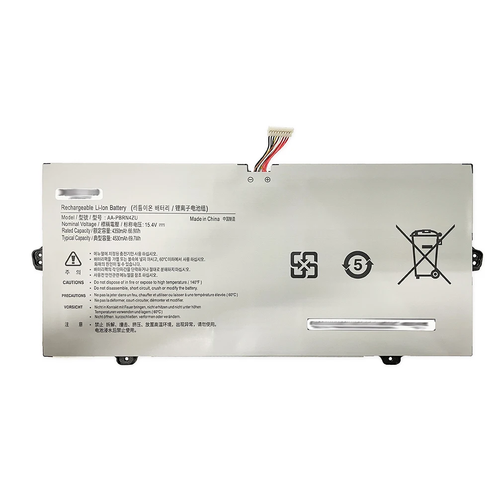 AA-PBRN4ZU 4ICP5/52/109 15.4V 66.9Wh 4350mAh بطارية الكمبيوتر المحمول لسلسلة سامسونج 950QCJ 930QCJ 950XCJ 930XCJ