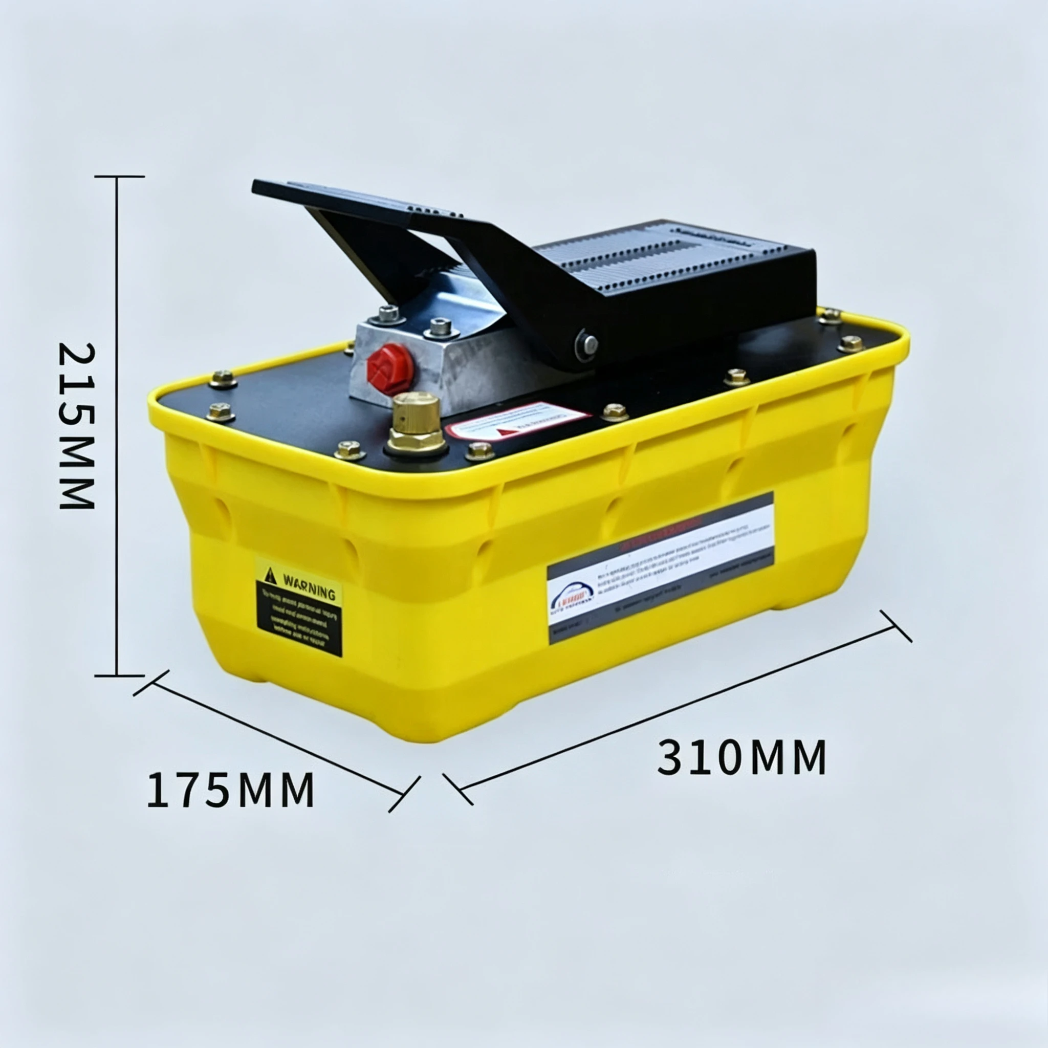 Girder Correction Air Hydraulic Foot Pump 70Mpa, 2.3L, 0.75-0.95L/Min