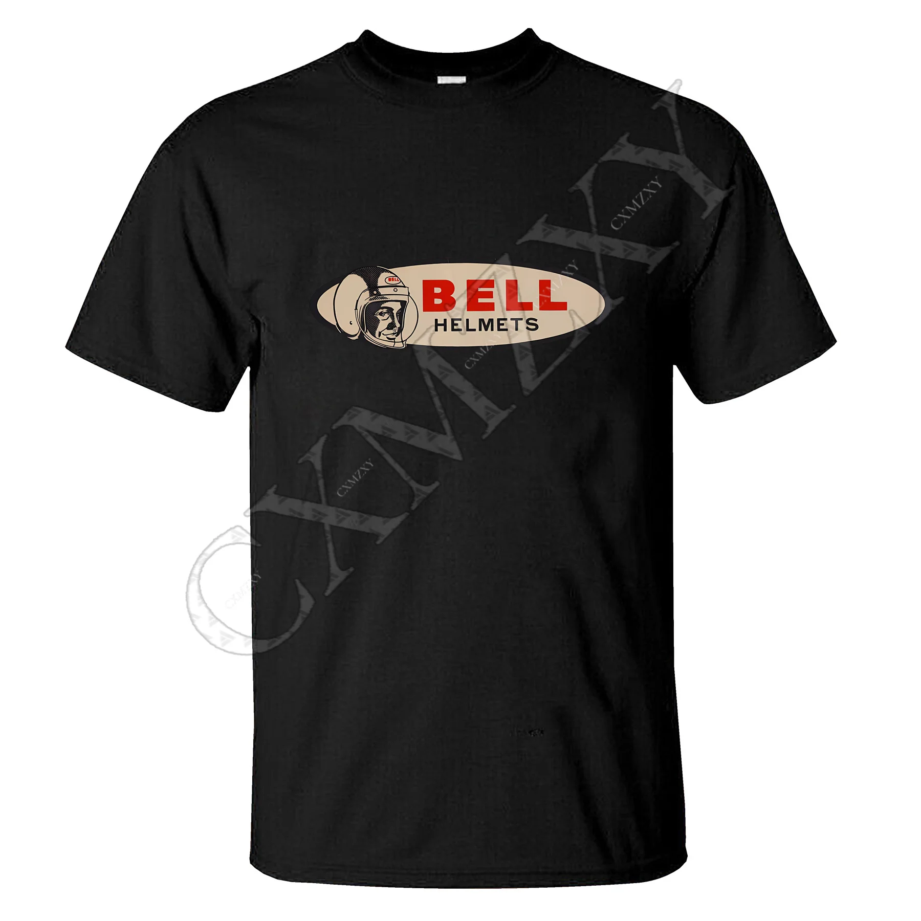 

2025 Fashion Tees Men T Shirt Casual Bell Helmets T-shirt Graphic Oversized Sports Tops Breathable Streetwear S-3XL