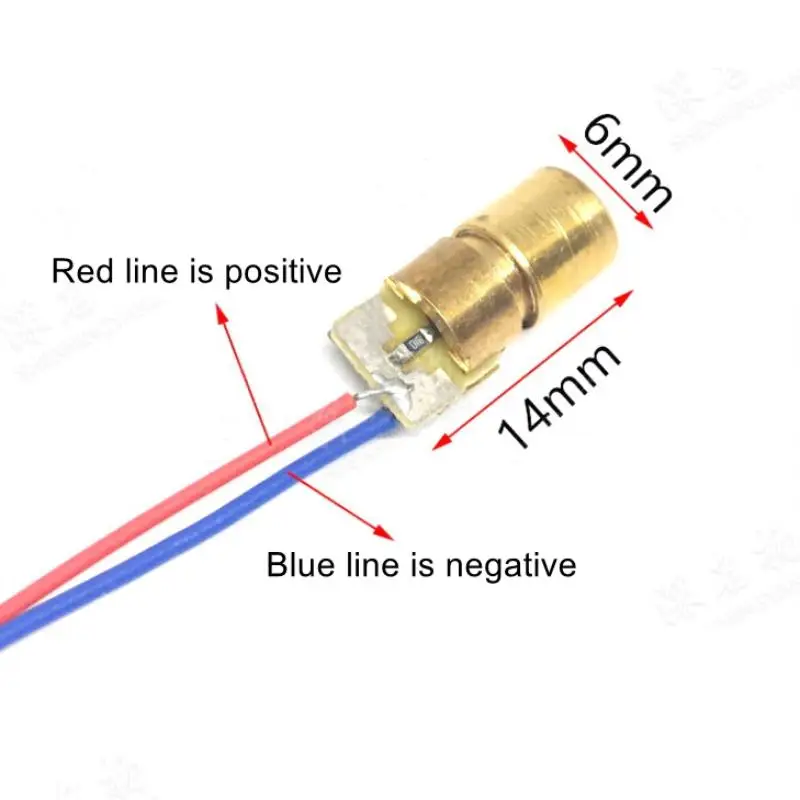 Latest 10pcs Adjustable Mini Laser Pointer Diode RED Dot Laser Diod Circuit 3V/5V 5mW 650nm Module Pointer Sight Copper Head image 6