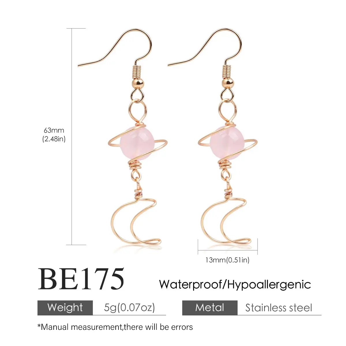 Bohemian Sun and Moon Earrings, Golden Crystal Dropper Earrings for Women, Bohemian Fashion Jewelry Gifts