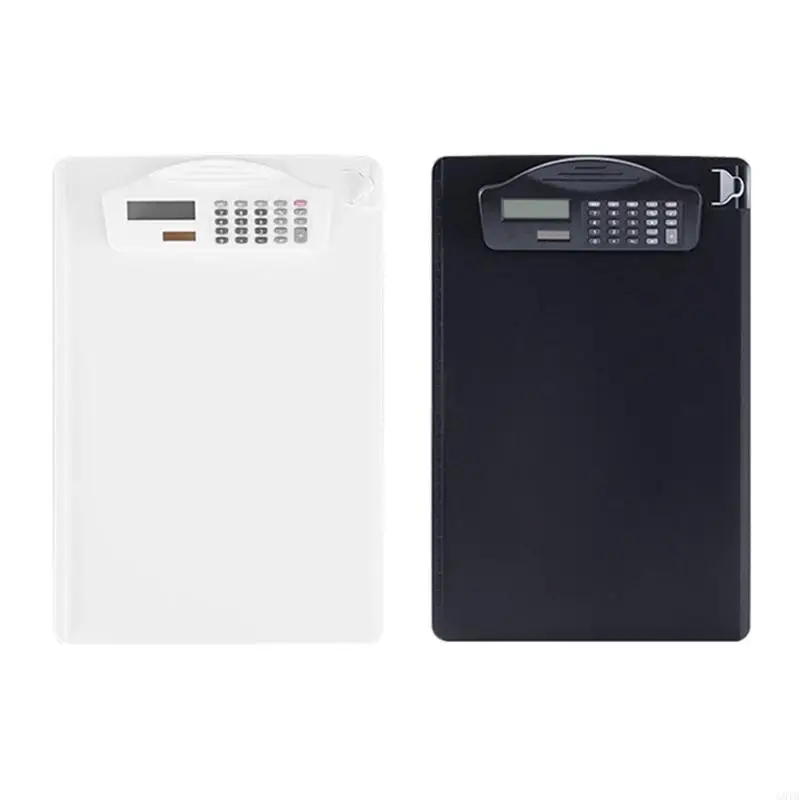 

G8TA Document Clipboard Calculator Letter Size Plastic for Work School Office Travel