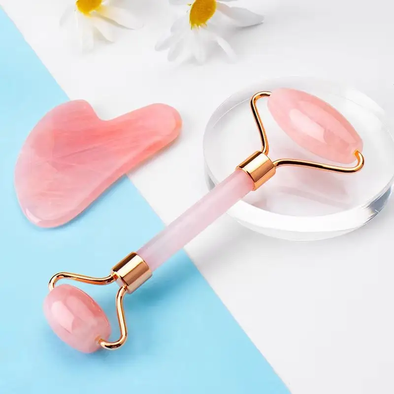 

Natural Jade Roller Guasha Massager for Face Roller Massager Women Beauty Skin Care Tools Body Relaxing Massager Good Gift