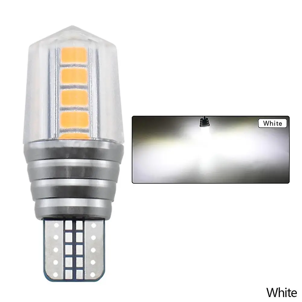 Ampoule de clignotant de frein de coffre, T10, W5w, 10LED, blanc, 2 pièces