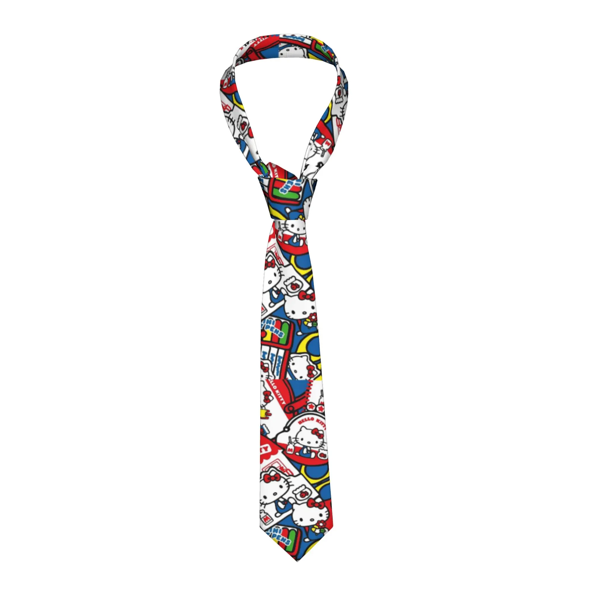 Hello Kitty Colorful Neckties - Skinny Tie Men avis et prix