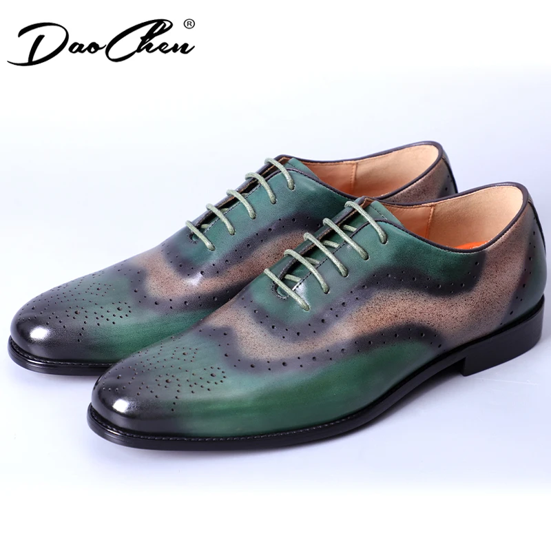 New Arrival Man Formal Leather Shoes Lace-up Luxury Pointed Casual Mens Dress Shoes Wedding Office Oxford Shoes For Men