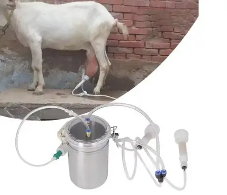 Hot（2026）Hot-sell 2L Manual Effort Saving Operation Stainless Steel Bucket Portable Household Milking Kit