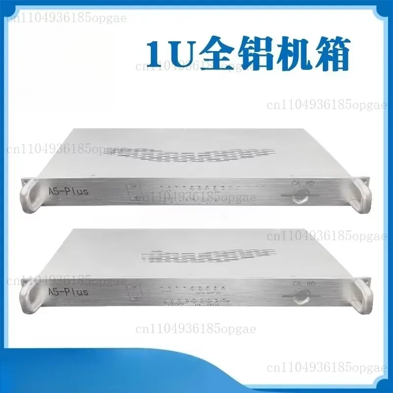 All-aluminum 1U Industrial Control Server Chassis 19-inch Aluminum Alloy Industrial Computer Sheet Metal Aluminum Shell