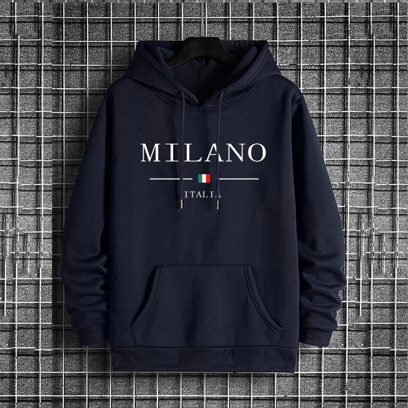 Hot Sales Mens Hoodies Printed Casual Sweatshirts Outdoors Fitness Sports Jogging Men Clothing Fashion Street Pullover 2025 Tops - Image 5
