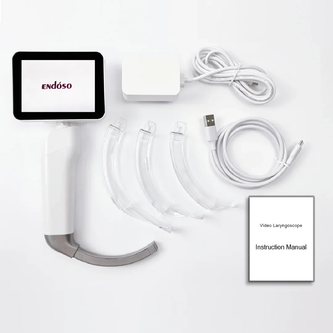 ENDOSO Portátil 8G Laringoscópio de Vídeo de Armazenamento para Anes Thesia Gerenciamento de Vias Aérea