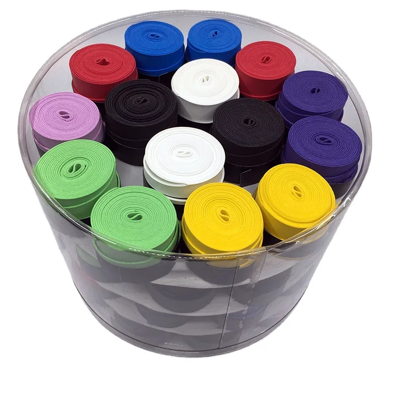 No Logo Scrub Tennis Overgrips Tape, Racket Grips, Anti-slip, Breathable, Sport, 60Pcs