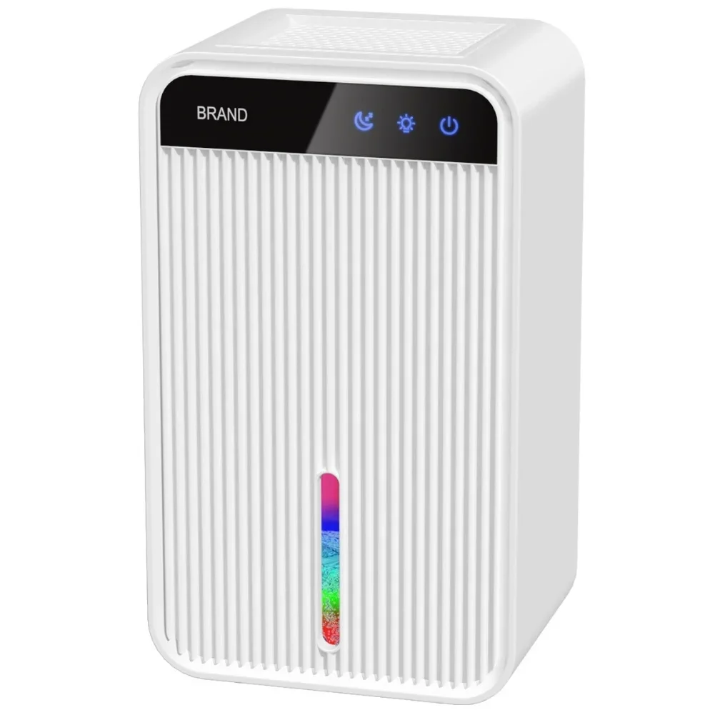Compact 1 1L Electric Dehumidifier with Whisper Quiet Operation and Energy Efficient Design for Bedrooms and Bathrooms