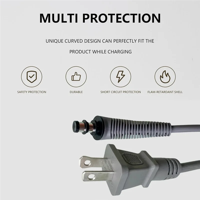 AA20-Replace Curly Hair Rod Power Cord For Dyson HD01 HD02 HD03 HD04 HD07 HD08 Airwrap Hair Styler AC Charger Cable US Plug