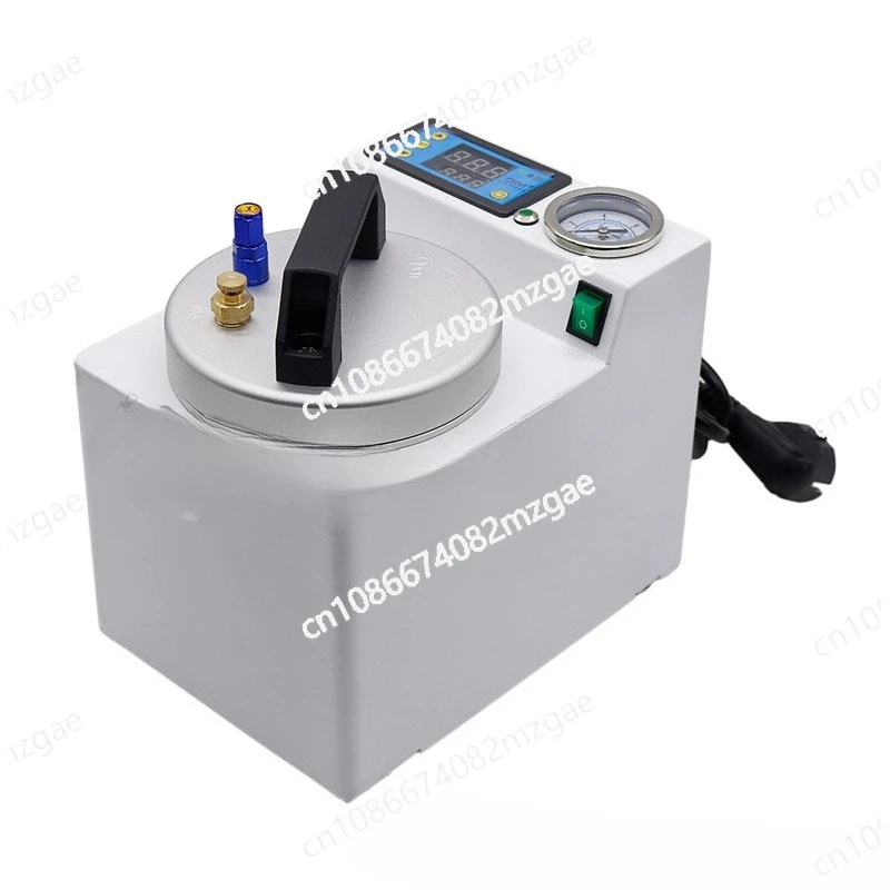 Automatic Polymerizer Portable Curing Pressure Pot with Digital Display, Adsorption Silicone Rubber Repair Tool