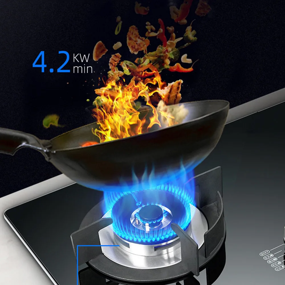 가정용 내장형 가스레인지 타이밍 빌트인 더블 스토브 쿡탑 빌트인 액화 가스레인지 주방 조리기