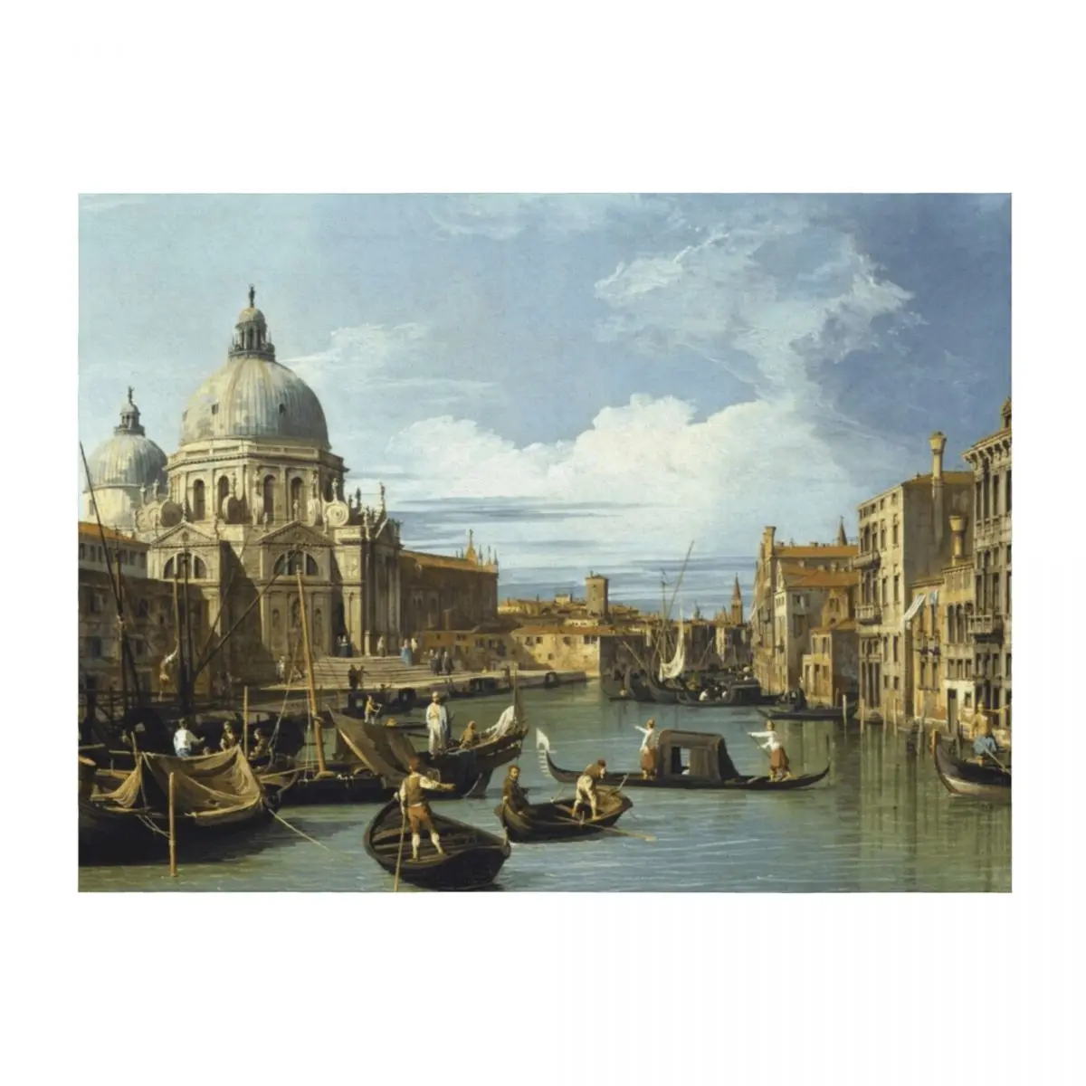 

Canaletto - The Entrance to the Grand Canal, Venice Throw Blanket wednesday For Sofa Thin blankets and throws Flannels Blankets