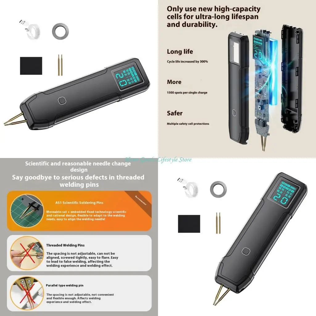 

E74E Intelligent Handheld Welder Real Time Temperature Monitoring Rapid Welding For Electrical Maintenance