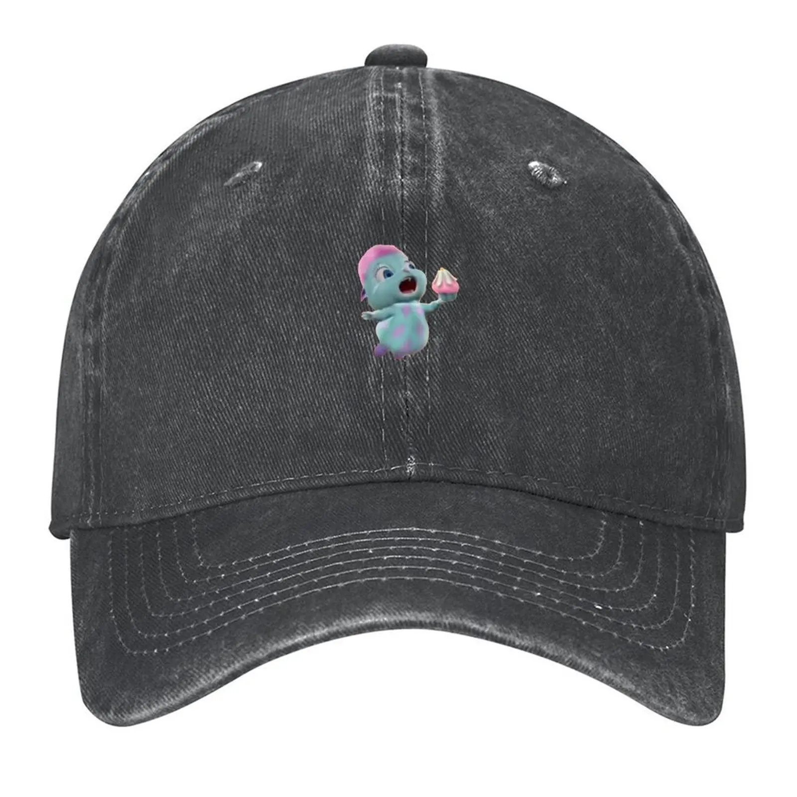 

Bibble eating a cupcake Baseball Cap fishing hat Sunscreen Funny hats |-F-| Baseball Men Women's