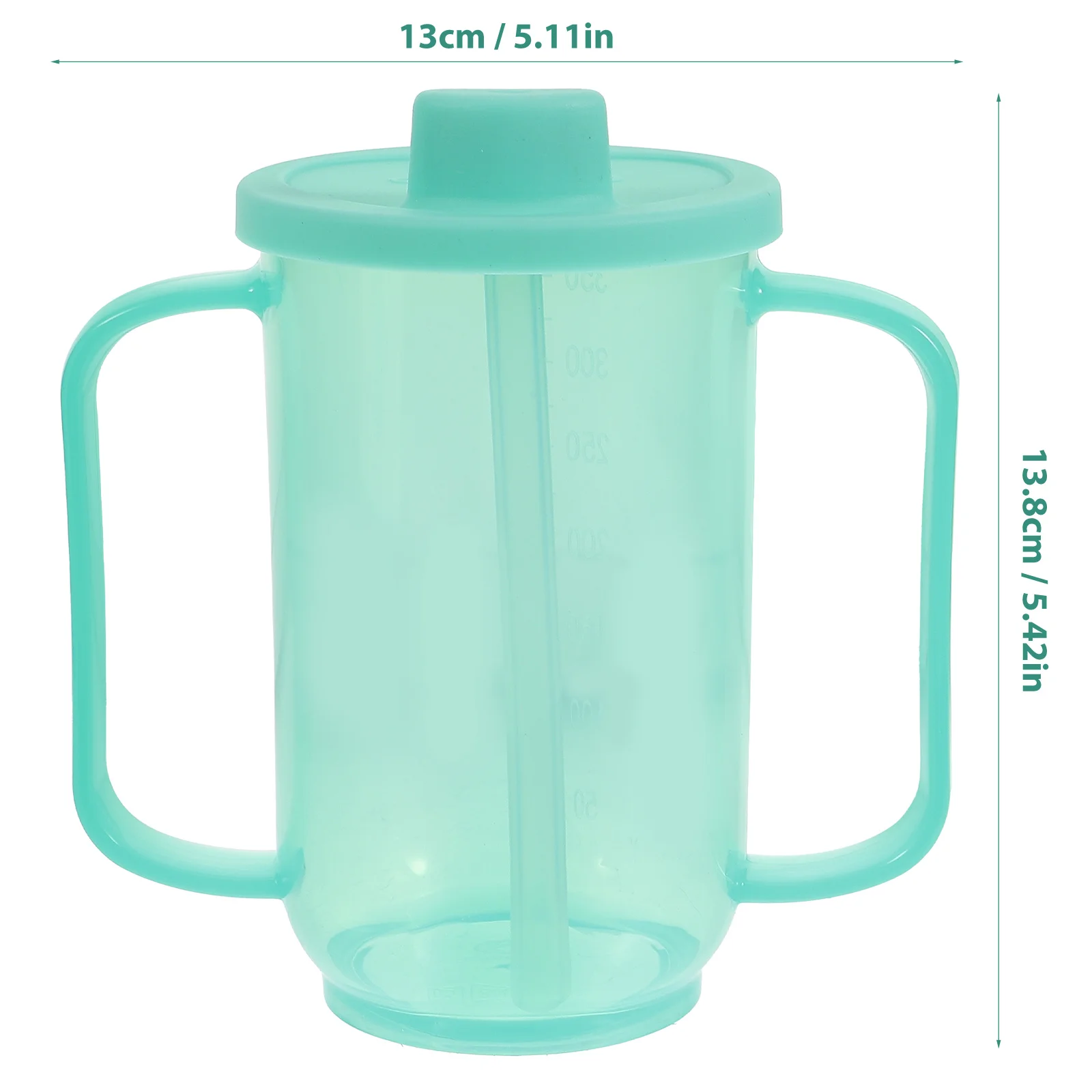 Adult Sippy Cup 2 Handles Plastic Mug Drinking Cup Disabled Elderly Spill Proof Dysphagia Cup Parkinsons Aids Living