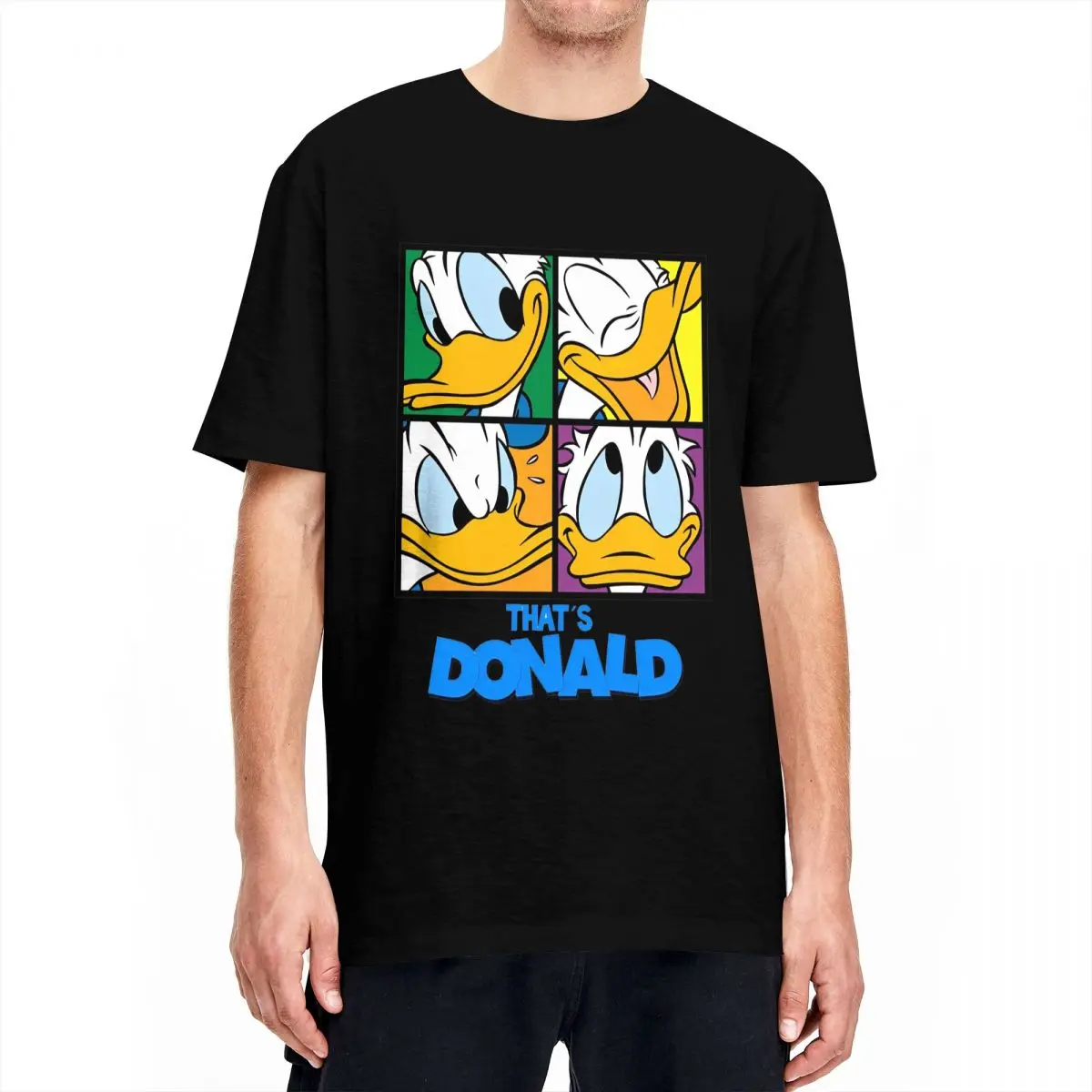 

Donald Duck T Shirt Funny Cartoon Popular T-Shirts Short Sleeve Y2K Funny Tshirt Beach Cotton O Neck Plus Size Tees